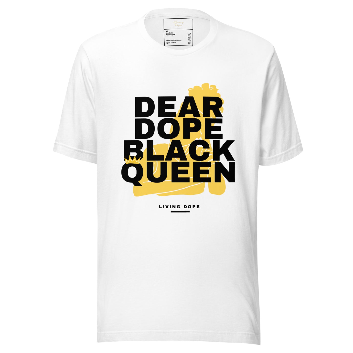 Dear Dope Black Queen White T-Shirt